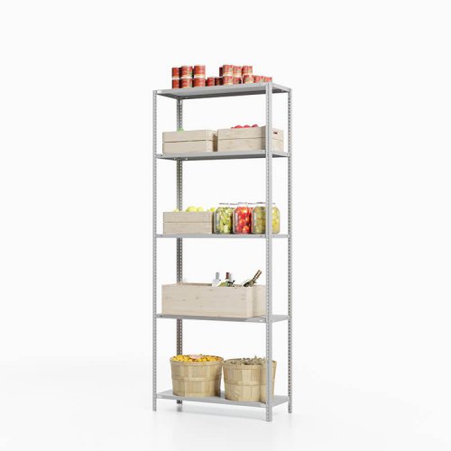 Стеллаж для погреба ТС Лайт, 1800x1200x400 мм. Полки: 5 шт. металл (ТС 18120450)