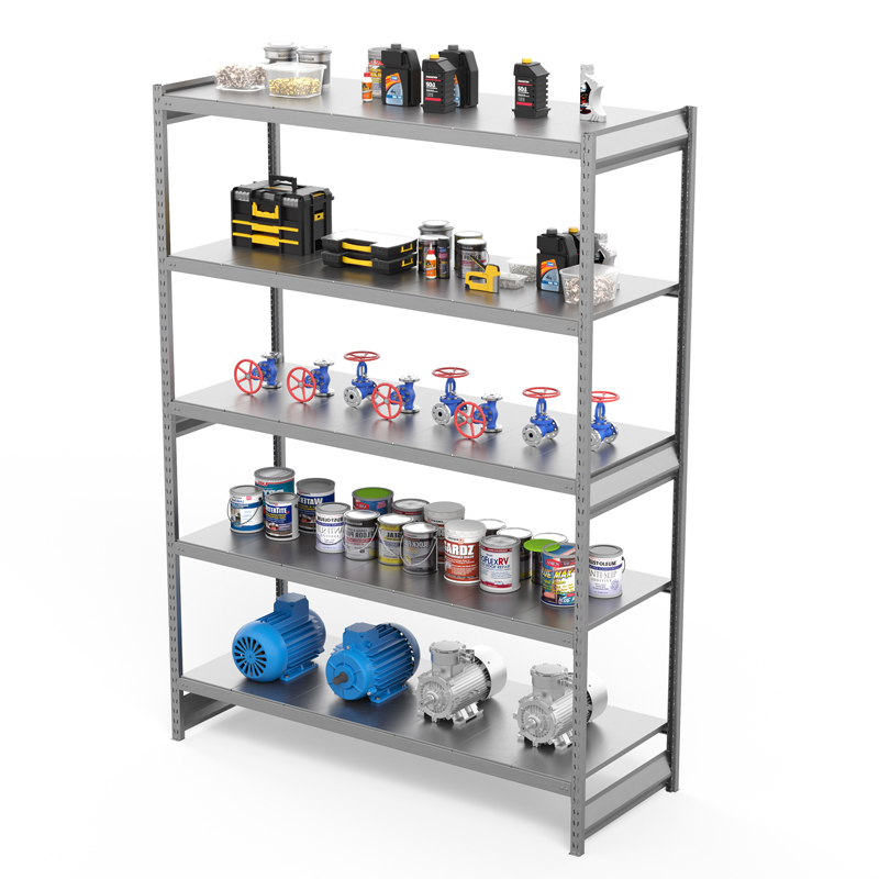 Стеллаж грузовой СГ Ультра (2500х2100х1000 мм) 5 ярусов, цинк (СГУ 2521105)