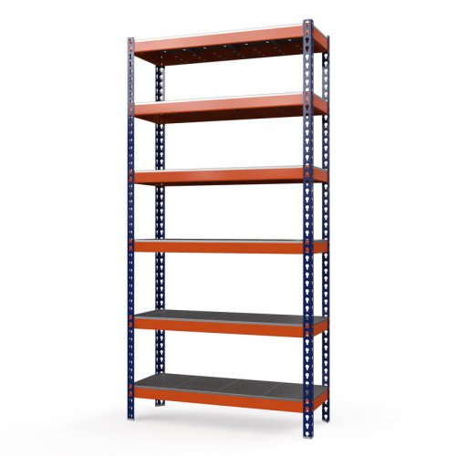 Среднегрузовой стеллаж Профи-Т 3000x1240x655 мм. Ярусы: оцинк. мет. перф. усил. 6 шт. (Т-140/1 P/6/У)