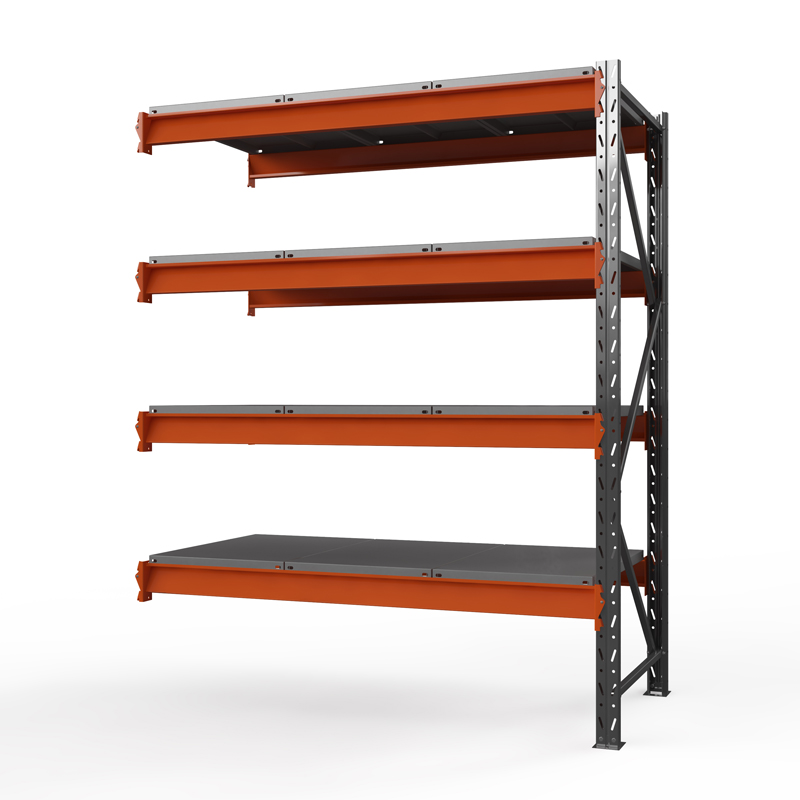 Секция приставная стеллажа металлического Оптима, 3000x2500x785 мм. Ярусы: 4 шт. метал.