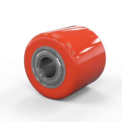 Ролик 80х70 полиуретан / металл с подшипниками